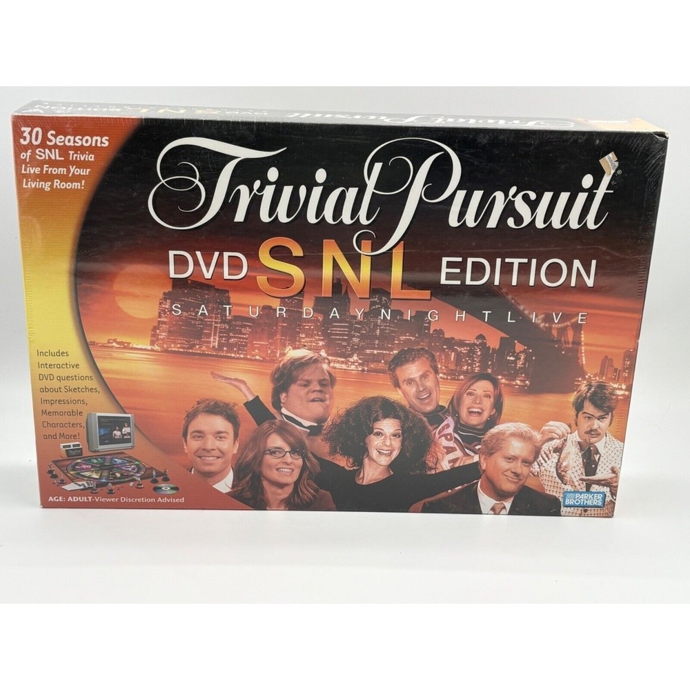 Trivial Pursuit DVD SNL Edition Board Game 30 Seasons Vintage 2004 SEALED